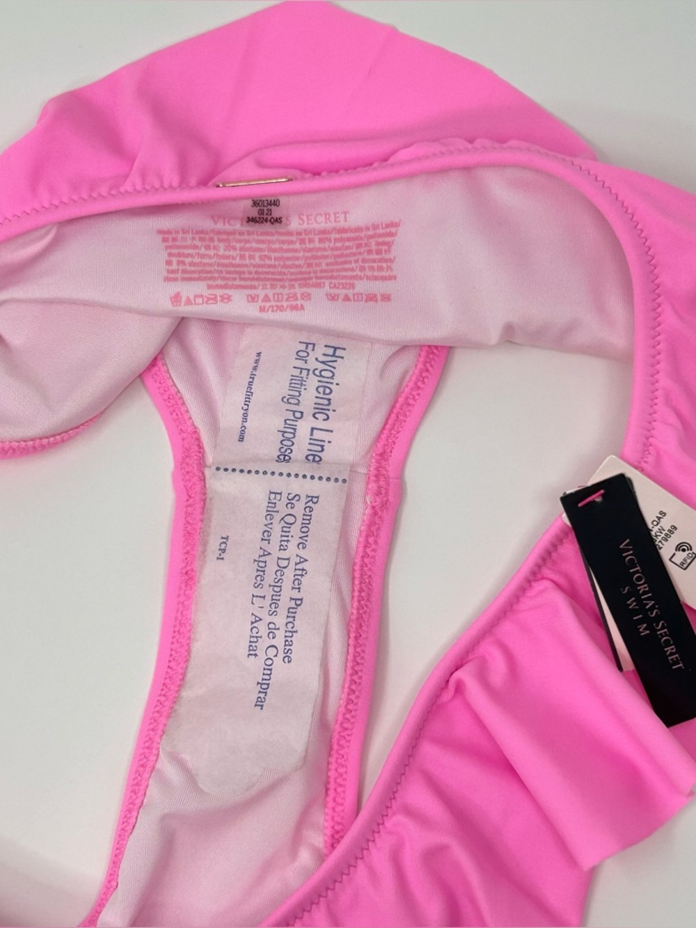 Victoria's Secret Pink Ruffle Flutter Bikini Swim Bottoms - Picture 6 of 7